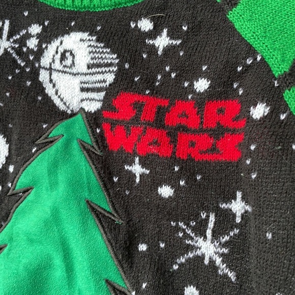 🎄KIDS STAR WARS Holiday Sweater Size 4 - Picture 2 of 9